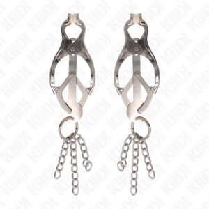 Kink Nipple Grip-Japanese Clover Morsetti per Niplu con Catene · Accessori BDSM (imaginea 5)