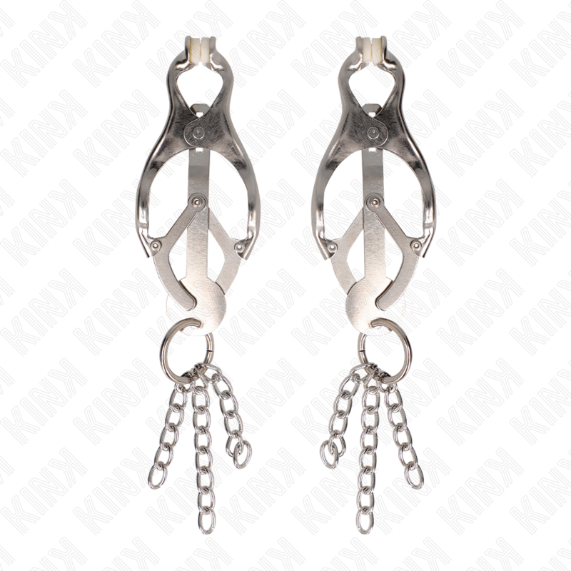 Kink Nipple Grip-Japanese Clover Morsetti per Niplu con Catene · Accessori BDSM (imaginea 5)