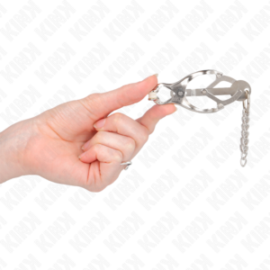 Kink Nipple Grip-Japanese Clover Morsetti per Niplu con Catene · Accessori BDSM (imaginea 3)