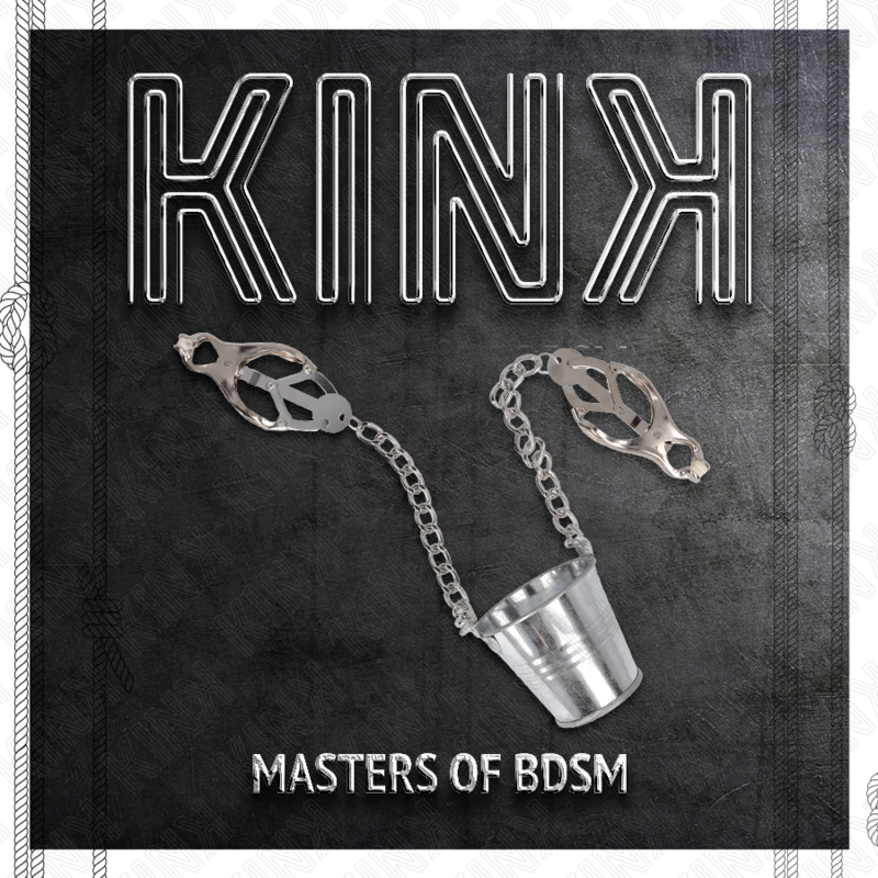 Kink Nipple Grip-Morsetti per capezzoli con coppa, Argento-Silicone · Accessori BDSM (imaginea 4)