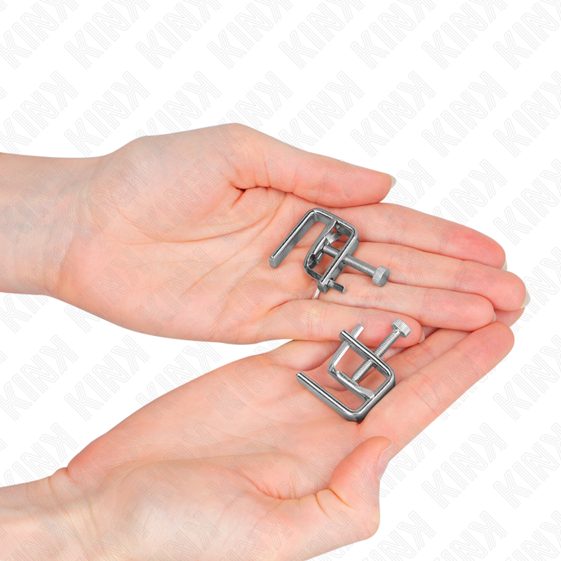 Kink Nipple Grip-Morsetti per capezzoli-metallo · Accessori BDSM (immagine 4)