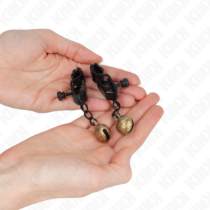 Kink Nipple Grip-Morsetti Tipo Bell Jaw per Capezzoli Neri 7 7 Kink Nipple Grip-Morsetti Tipo Bell Jaw per Capezzoli Neri 7 · Accessori BDSM (imaginea 3)