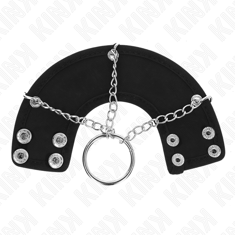 Kink Ring Power-Anello per il pene 4 cm Catena 7 cm Metallo con cinturino 3 Kink Ring Power-Anello per il pene 4 cm Catena 7 cm Metallo con cinturino · Accessori BDSM (imaginea 3)