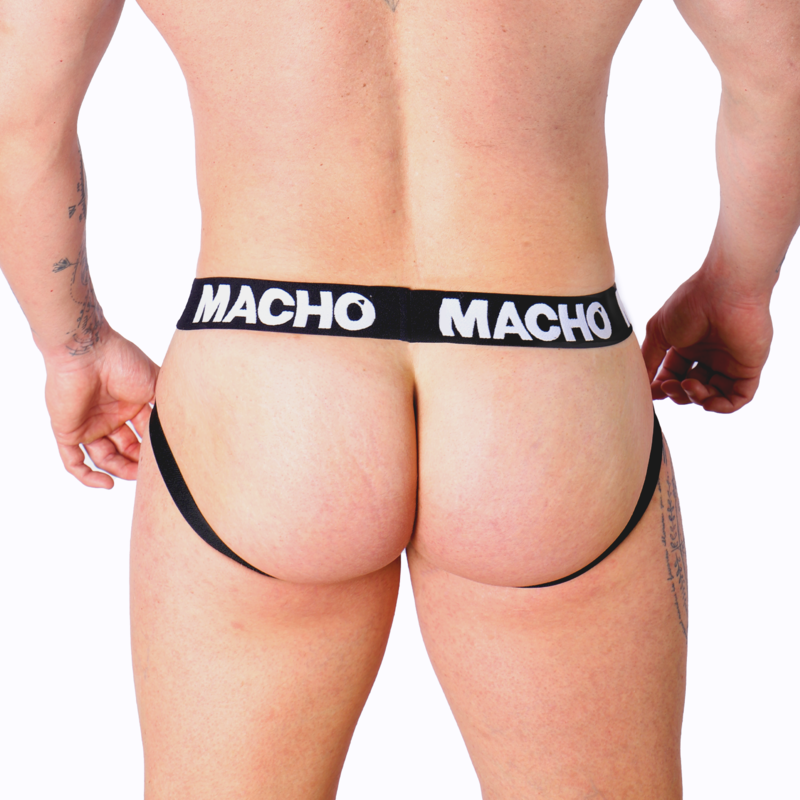 Macho Underwear-MX26X1 Jock di Rete Bianco 4 Macho Underwear-MX26X1 Jock di Rete Bianco · Intimo uomo (imaginea 5)