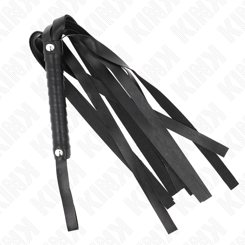 Kink Impact & Touch-Black Wide Tail Whip 48.5 cm-Pelle Ecologica 4 Kink Impact & Touch-Black Wide Tail Whip 48.5 cm-Pelle Ecologica · Accessori BDSM (imaginea 4)