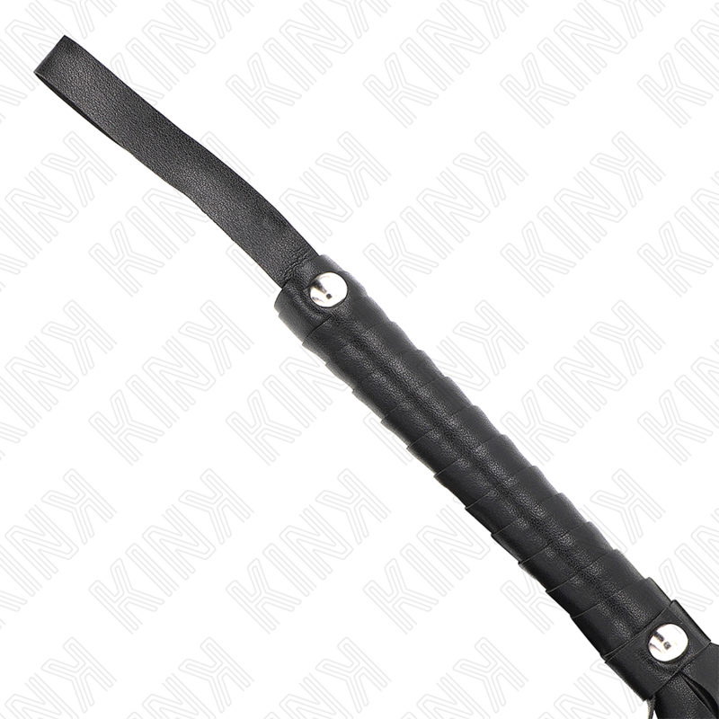 Kink Impact & Touch-Black Wide Tail Whip 48.5 cm-Pelle Ecologica 3 Kink Impact & Touch-Black Wide Tail Whip 48.5 cm-Pelle Ecologica · Accessori BDSM (imaginea 3)