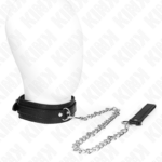 Kink Collar & Gag-Collana modello serpente con guinzaglio 65 cm-metallo · Bondage & Manette