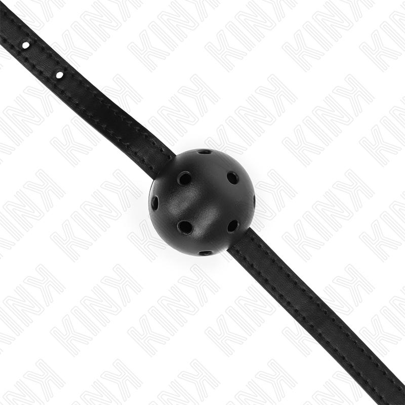 Kink Collar & Gag-Simplicity Nero Ball Gag Traspirante 4.5 cm 2 Kink Collar & Gag-Simplicity Nero Ball Gag Traspirante 4.5 cm · Bondage & Manette (imaginea 2)