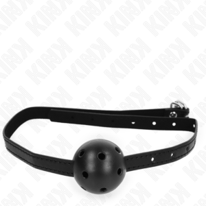 Kink Collar & Gag-Simplicity Nero Ball Gag Traspirante 4.5 cm 8 Kink Collar & Gag-Simplicity Nero Ball Gag Traspirante 4.5 cm · Bondage & Manette (imaginea 4)