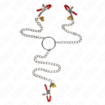 Kink Nipple Grip-Pinze Triple per Capezzoli e Clitoride · Accessori BDSM