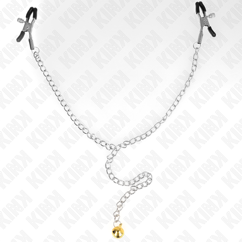 Kink Nipple Grip-Pinze per capezzoli a catena e campana 30 · Accessori BDSM (imaginea 4)