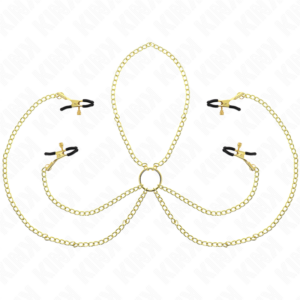 Kink Nipple Grip-4 morsetti regolabili per capezzoli e clitoride · Accessori BDSM