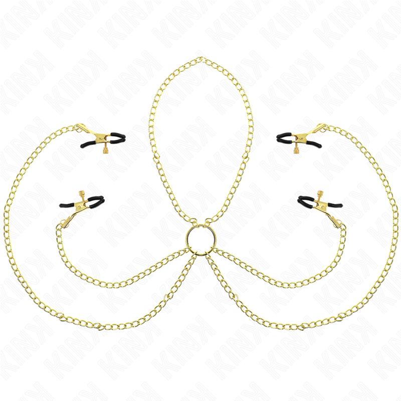 Kink Nipple Grip-4 morsetti regolabili per capezzoli e clitoride · Accessori BDSM