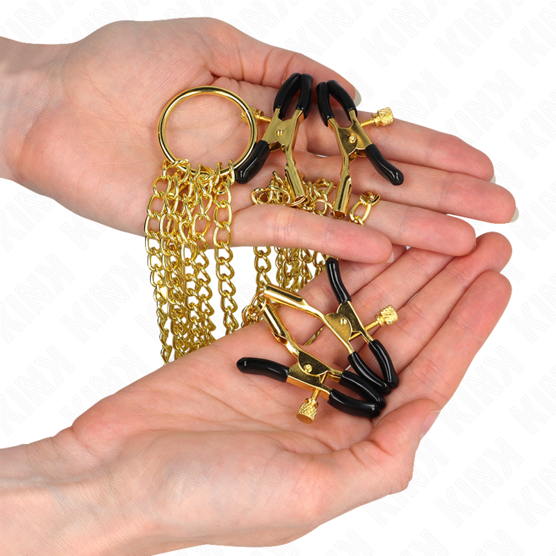 Kink Nipple Grip-4 morsetti regolabili per capezzoli e clitoride · Accessori BDSM (immagine 3)