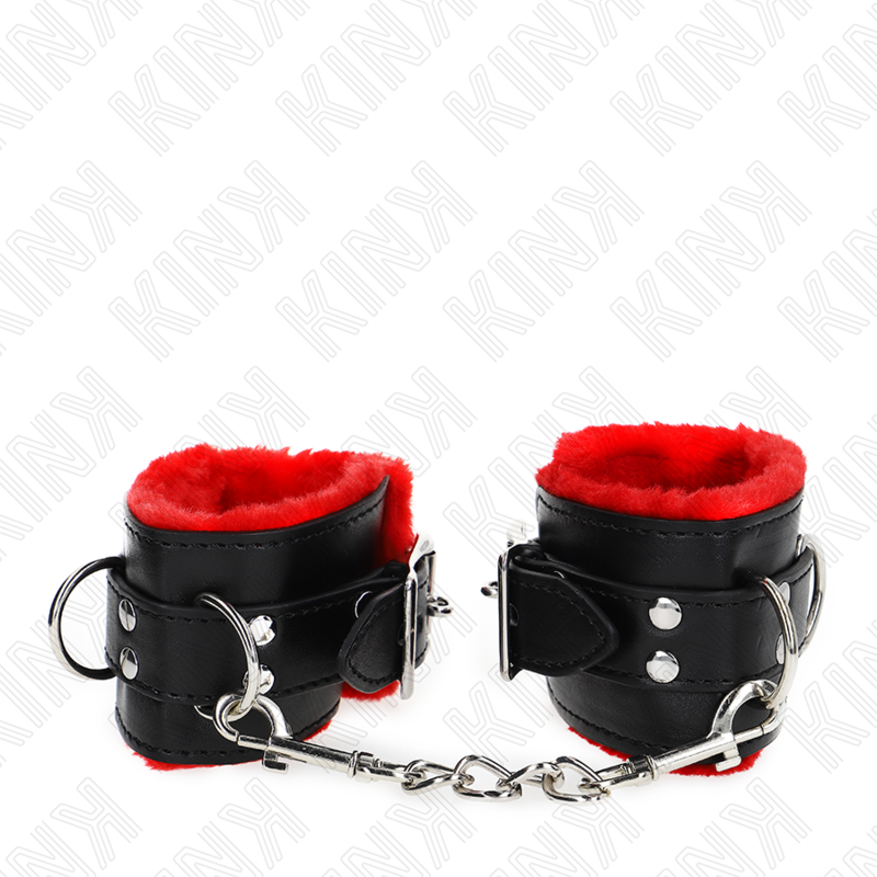 Kink Wrist Restraint-Polsini imbottiti con Rosso 2 Kink Wrist Restraint-Polsini imbottiti con Rosso · Bondage & Manette (imaginea 2)