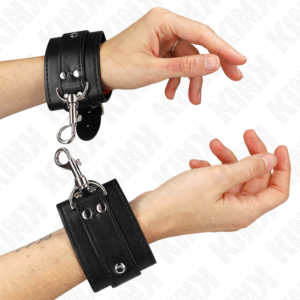 Kink Wrist Restraint-Manette per polsi con lucchetto del dungeon