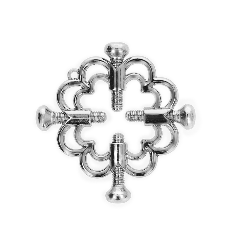 Kink Nipple Grip-Fiore in metallo morsetti per capezzoli · Accessori BDSM (immagine 6)