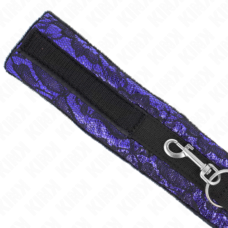 Kink Collar & Gag-Collana in velour corto con pizzo e cinturino 105 2 Kink Collar & Gag-Collana in velour corto con pizzo e cinturino 105 · Bondage & Manette (imaginea 2)
