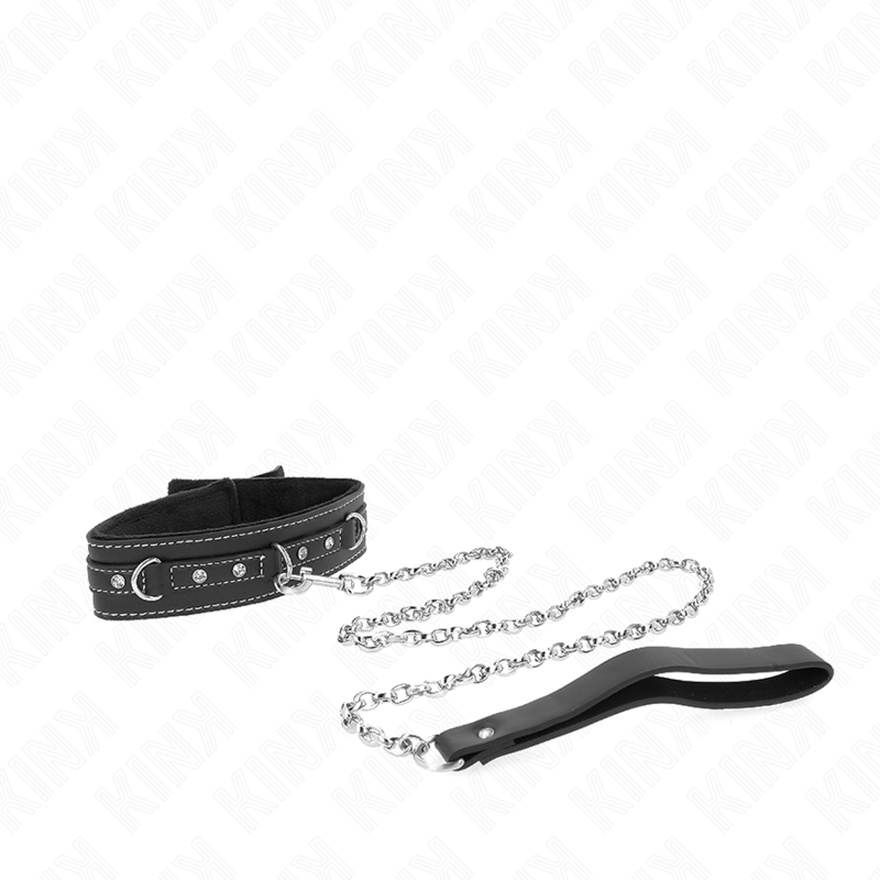 Kink Collar & Gag-Collana in PVC e Pelle con Cinturino 105 cm, Notte 2 Kink Collar & Gag-Collana in PVC e Pelle con Cinturino 105 cm, Notte · Bondage & Manette (imaginea 2)