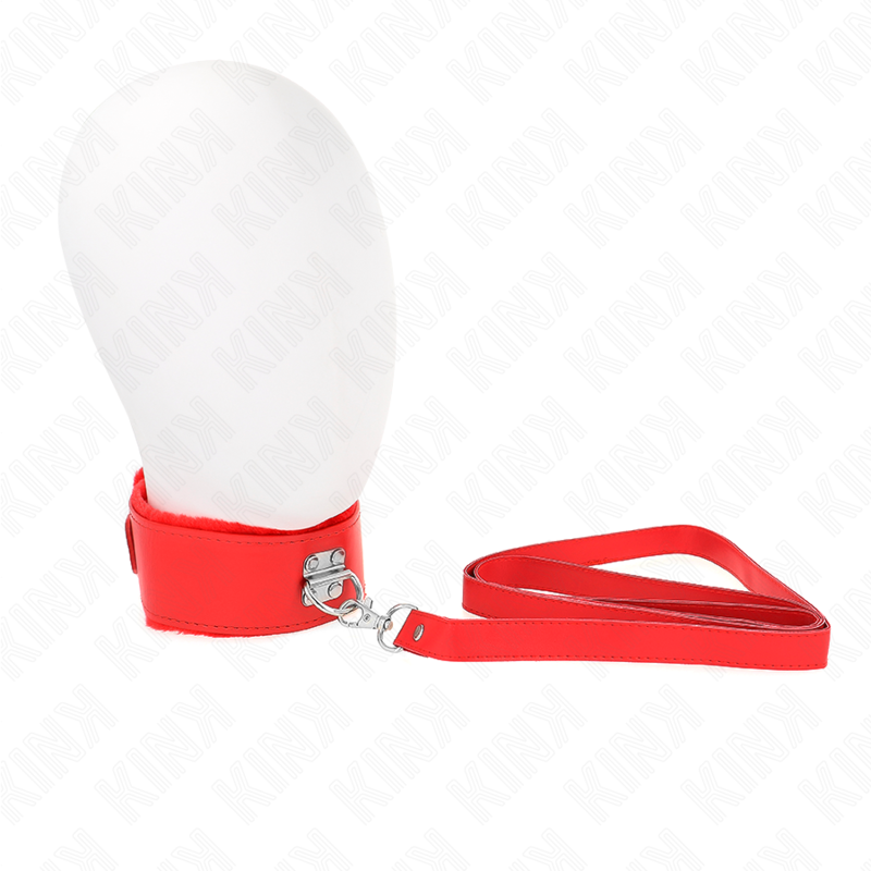 Kink Collar & Gag-Collana Collare 116 cm con Ricci Argento Modello