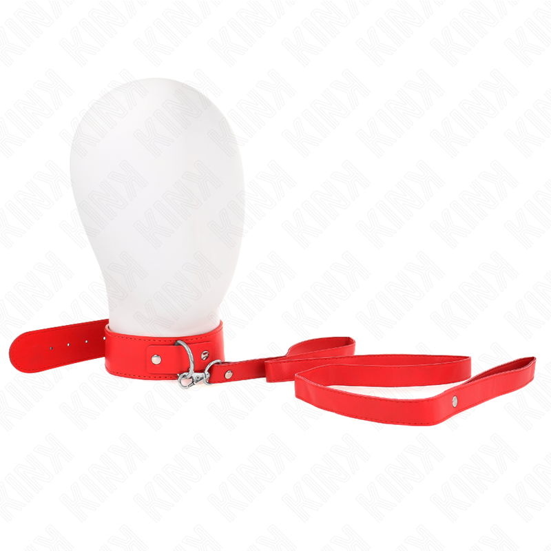 Kink Collar & Gag-Collana con cinghia 116 cm Rosso, cinghia regolabile 1 Kink Collar & Gag-Collana con cinghia 116 cm Rosso, cinghia regolabile · Bondage & Manette