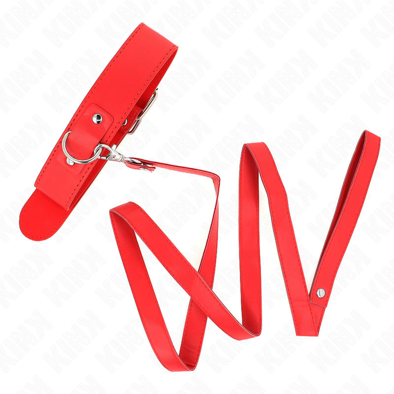 Kink Collar & Gag-Collana con cinghia 116 cm Rosso, cinghia regolabile 5 Kink Collar & Gag-Collana con cinghia 116 cm Rosso, cinghia regolabile · Bondage & Manette (imaginea 5)