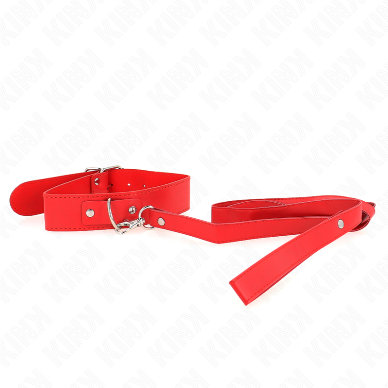 Kink Collar & Gag-Collana con cinghia 116 cm Rosso, cinghia regolabile 3 Kink Collar & Gag-Collana con cinghia 116 cm Rosso, cinghia regolabile · Bondage & Manette (imaginea 3)