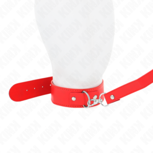 Kink Collar & Gag-Collana con cinghia 116 cm Rosso, cinghia regolabile 9 Kink Collar & Gag-Collana con cinghia 116 cm Rosso, cinghia regolabile · Bondage & Manette (imaginea 4)