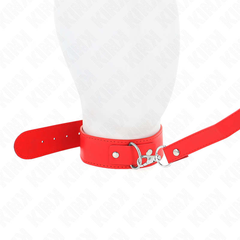 Kink Collar & Gag-Collana con cinghia 116 cm Rosso, cinghia regolabile 4 Kink Collar & Gag-Collana con cinghia 116 cm Rosso, cinghia regolabile · Bondage & Manette (imaginea 4)