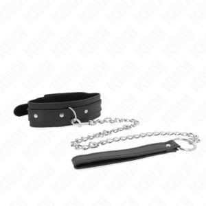 Kink Collar & Gag-Collana con Collare 65 cm, 1 Anello, Regolabile 38-49 · Bondage & Manette (immagine 4)