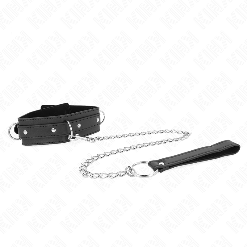 Kink Collar & Gag-Collana Collare 65 cm, 3 Anelli, Modello 1 · Bondage & Manette (immagine 5)