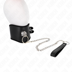Kink Collar & Gag-Collana 65 cm con Cinturino Largo Regolabile 40-55 cm · Bondage & Manette
