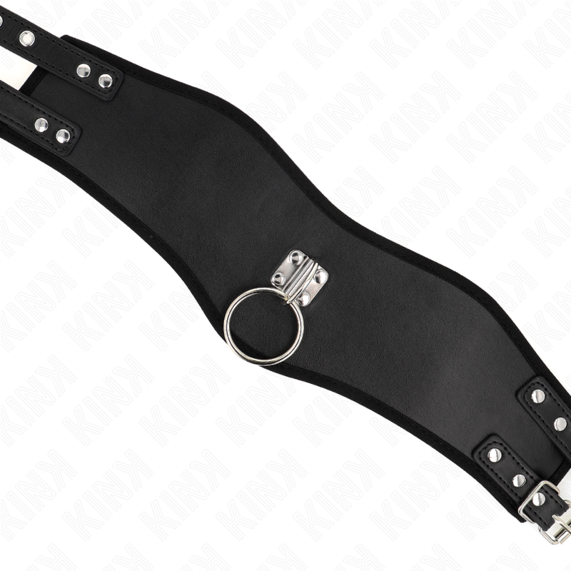 Kink Collar & Gag-Collana 65 cm con Cinturino Largo Regolabile 40-55 cm · Bondage & Manette (immagine 2)