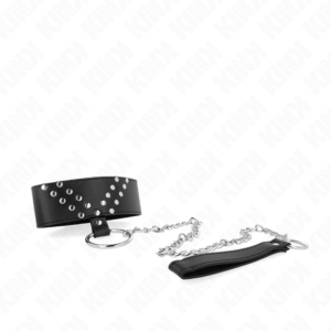 Kink Collar & Gag-Collana con Cintura 65 cm con Nit V Regolabile · Bondage & Manette (imaginea 2)