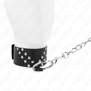 Kink Collar & Gag-Collana con Cintura 65 cm con Nit V Regolabile · Bondage & Manette (imaginea 3)