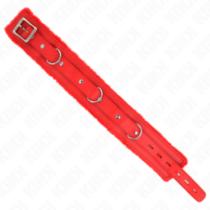 Kink Collar & Gag-Collare con Collare 65 cm con Restrizioni Rosso 36-42 · Bondage & Manette (imaginea 6)