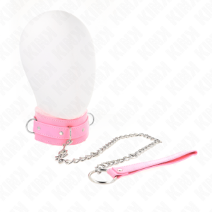 Kink Collar & Gag-Collare con Collare 65 cm, Regolabile 36-42 cm X 5.5 cm