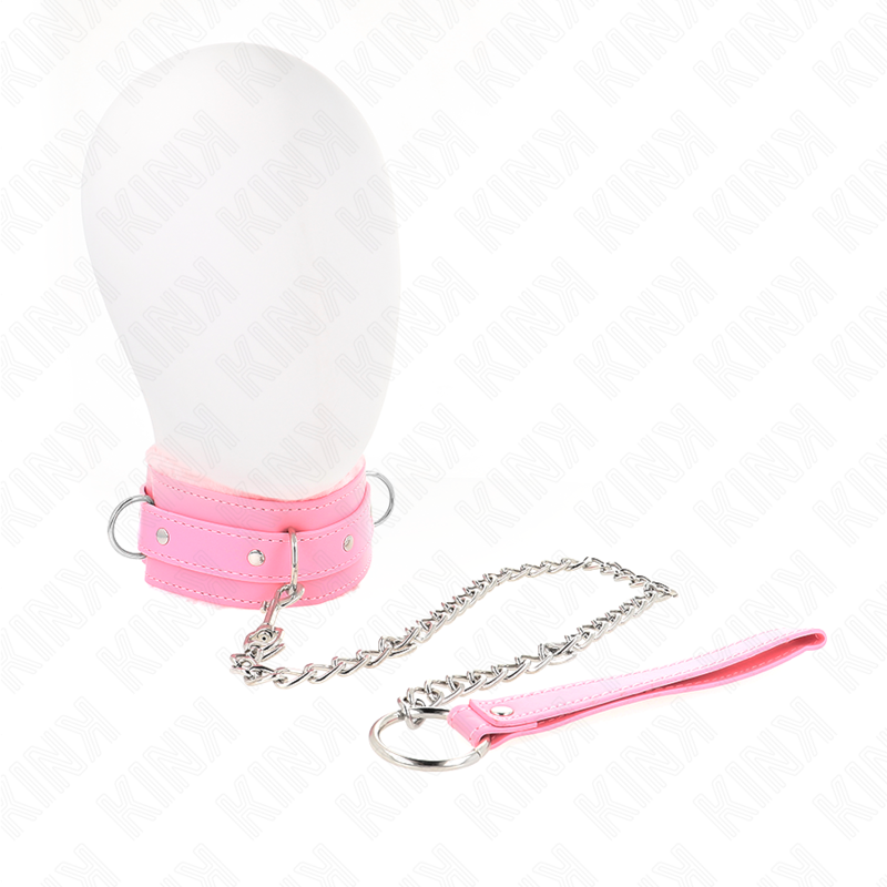Kink Collar & Gag-Collare con Collare 65 cm, Regolabile 36-42 cm X 5.5 cm