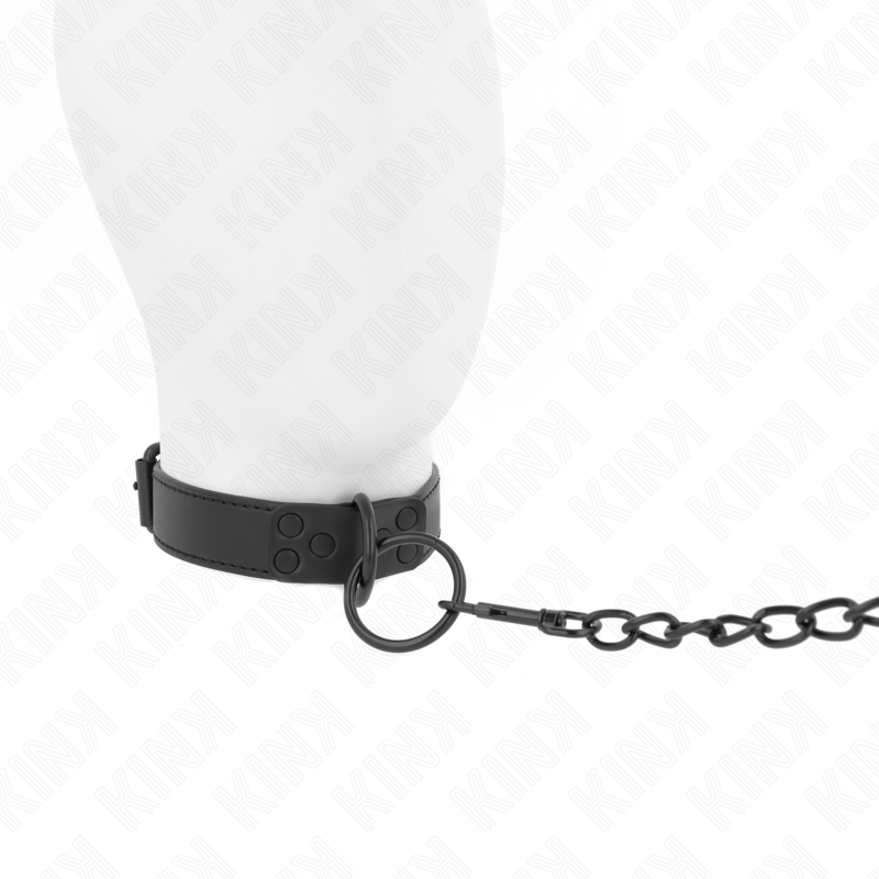 Kink Collar & Gag-Collana regolabile 37-54 cm con guinzaglio Nera 65 cm X 2 Kink Collar & Gag-Collana regolabile 37-54 cm con guinzaglio Nera 65 cm X · Bondage & Manette (imaginea 2)