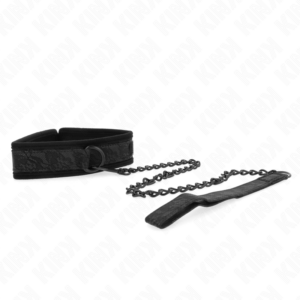 Kink Collar & Gag-Collana Modello Basic con Collare 77 cm, Modello 5 · Bondage & Manette (imaginea 2)
