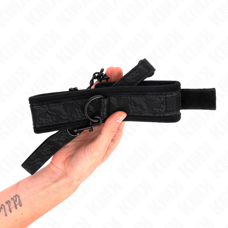 Kink Collar & Gag-Collana Modello Basic con Collare 77 cm, Modello 5 · Bondage & Manette (immagine 3)