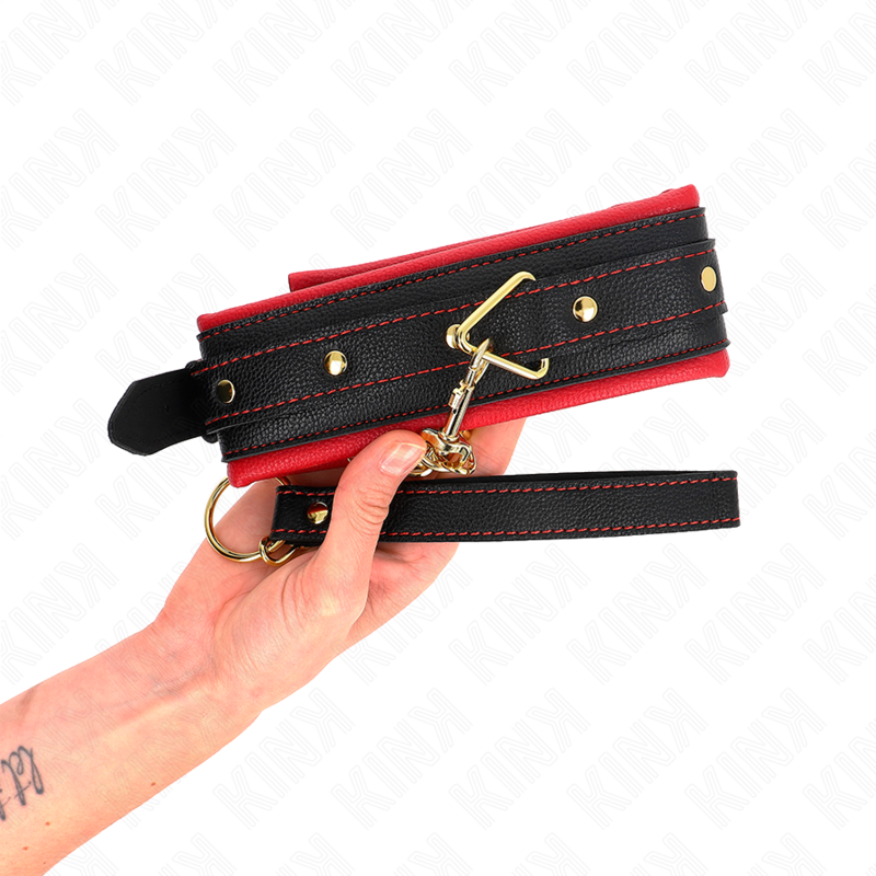 Kink Collar & Gag-Collare con Collare in Materiale Semplice, Regolabile · Bondage & Manette (imaginea 5)