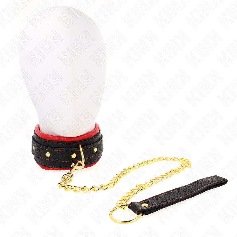 Kink Collar & Gag-Collare con Collare in Materiale Semplice, Regolabile