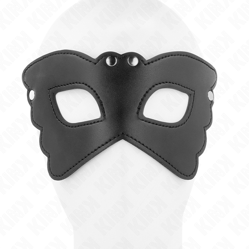 Kink Masked Allure-Maschera di imitazione della pelle a forma di farfalla 1 Kink Masked Allure-Maschera di imitazione della pelle a forma di farfalla · Bondage & Manette