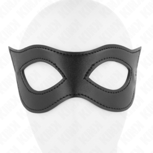 Kink Masked Allure-Maschera Leatherette Model 2 23 X 7.5 cm-Pelle 8 Kink Masked Allure-Maschera Leatherette Model 2 23 X 7.5 cm-Pelle · Bondage & Manette (imaginea 4)