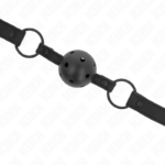 Kink Collar & Gag-Gag cu Bilă Neopren 4.5 cm - Curea Reglabilă · Bondage & Catuse (imaginea 4)