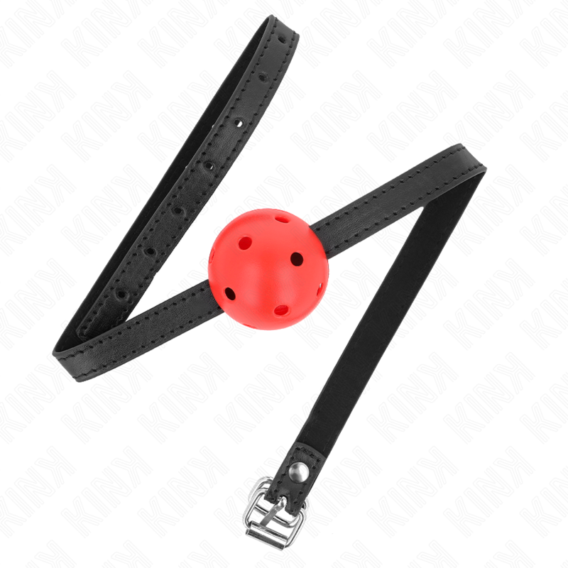 Kink Collar & Gag-Simplicity Red Ball Gag Traspirante 4.5 cm, 62 2 Kink Collar & Gag-Simplicity Red Ball Gag Traspirante 4.5 cm, 62 · Bondage & Manette (immagine 2)