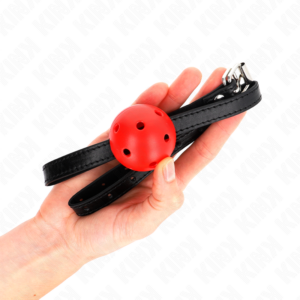 Kink Collar & Gag-Simplicity Red Ball Gag Traspirante 4.5 cm, 62 8 Kink Collar & Gag-Simplicity Red Ball Gag Traspirante 4.5 cm, 62 · Bondage & Manette (immagine 4)
