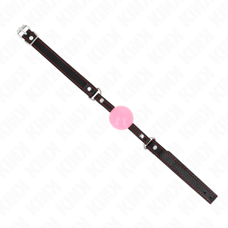 Kink Collar & Gag-Rose Gold Ball 4 cm Gag 60 X 2 cm-Silicone 2 Kink Collar & Gag-Rose Gold Ball 4 cm Gag 60 X 2 cm-Silicone · Bondage & Manette (imaginea 2)