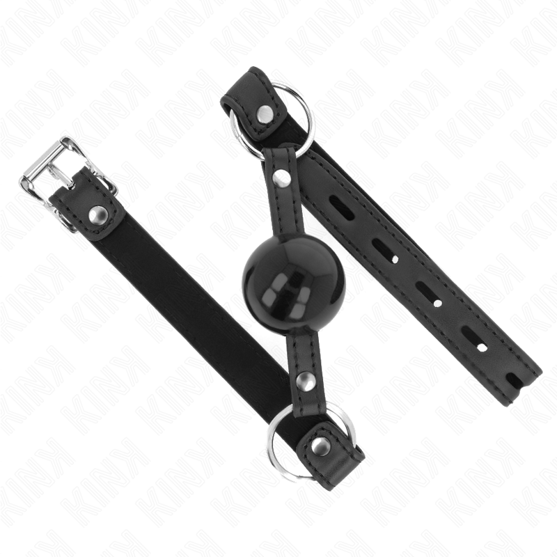 Kink Collar & Gag-Gag a sfera Tpe 4 cm con lucchetto Nero 60 X 2 cm 2 Kink Collar & Gag-Gag a sfera Tpe 4 cm con lucchetto Nero 60 X 2 cm · Bondage & Manette (imaginea 2)